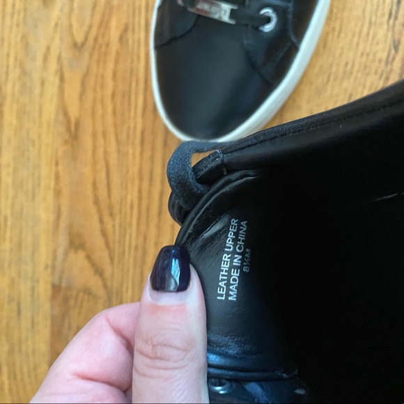 J Slides leather black platform sneakers - Picture 9 of 9